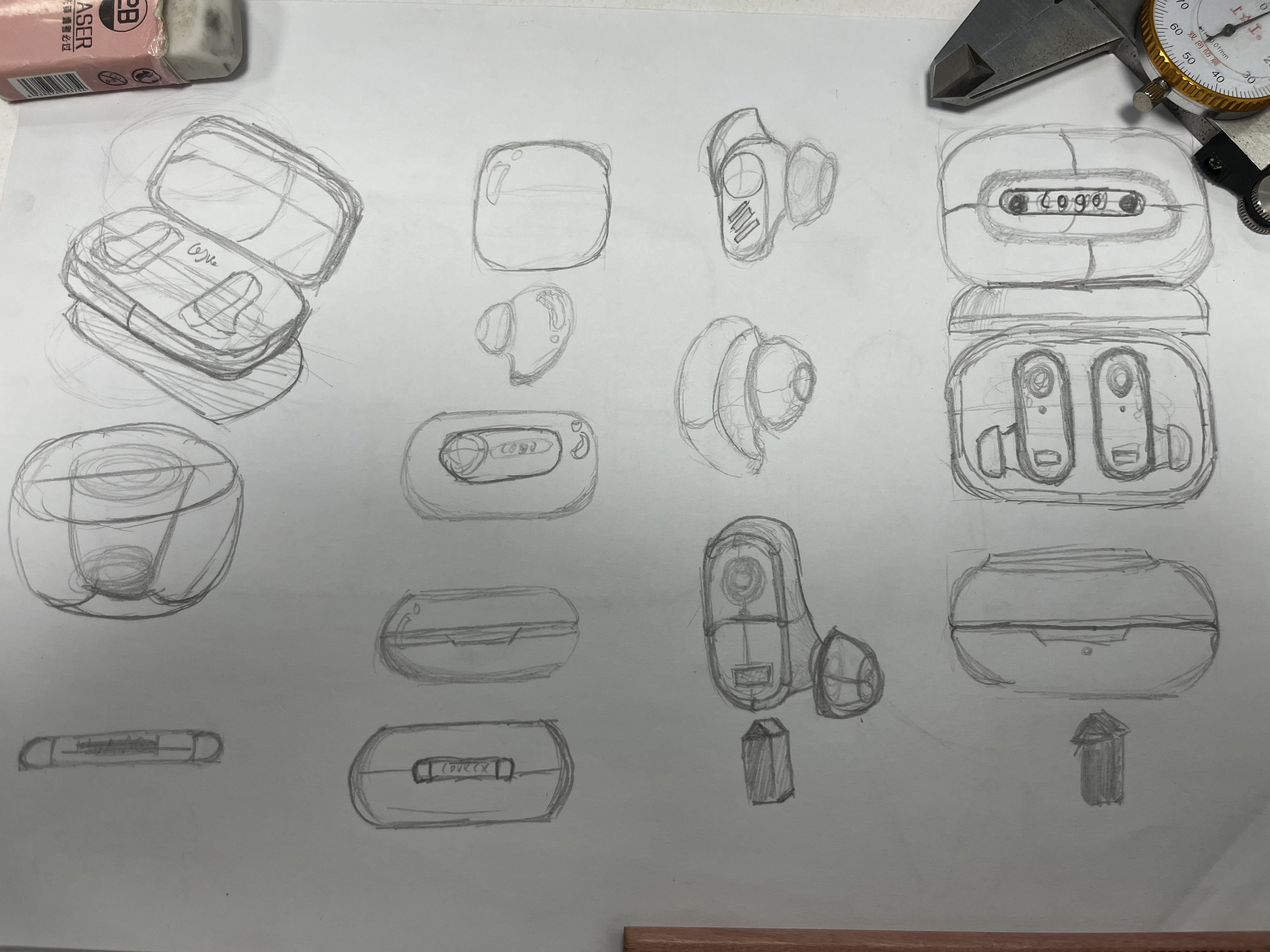 headset，Bluetooth headset，Wireless Bluetooth headset，Denim，Retro，elegant，