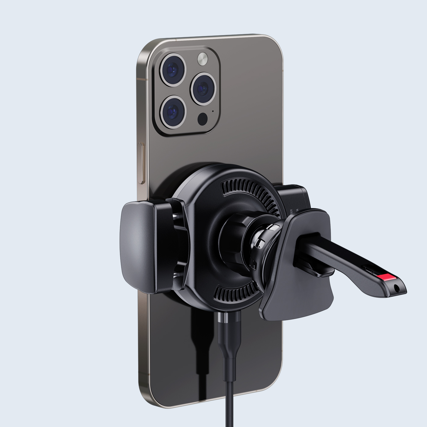 Automobile，Wireless charging，Mobile phone bracket，iPhone，Xiaomi, Huawei，Smartphone bracket，Car air outlet，Car design，