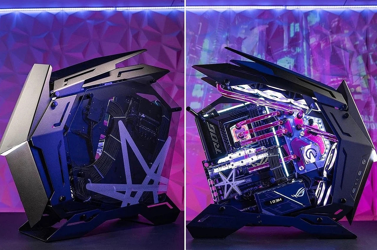 PC case，science fiction，Sense of future，CPU build，