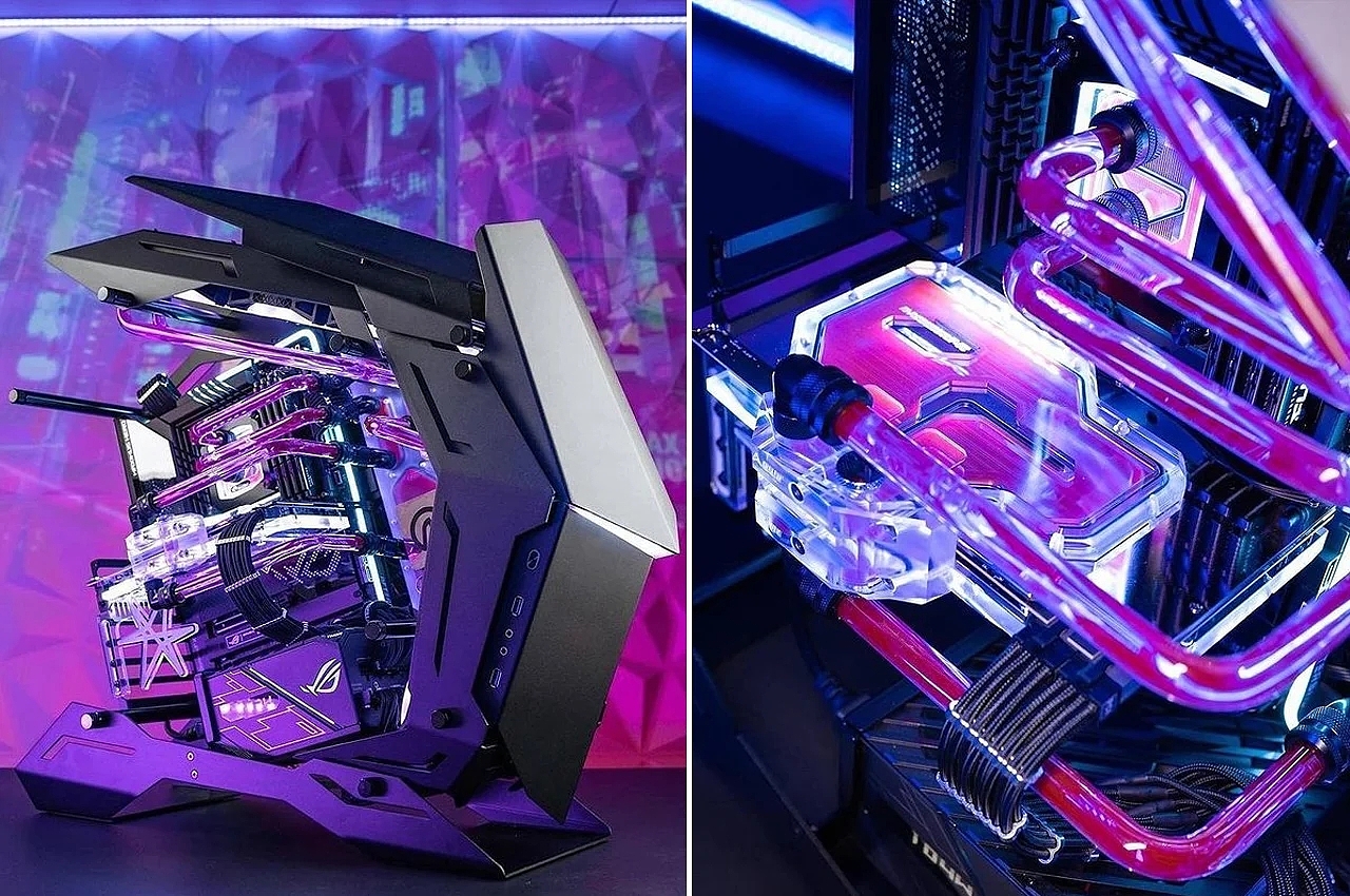 PC case，science fiction，Sense of future，CPU build，