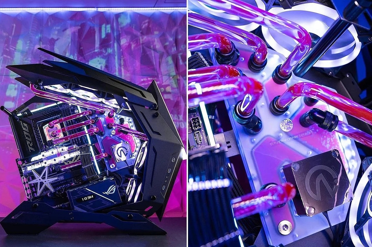 PC case，science fiction，Sense of future，CPU build，