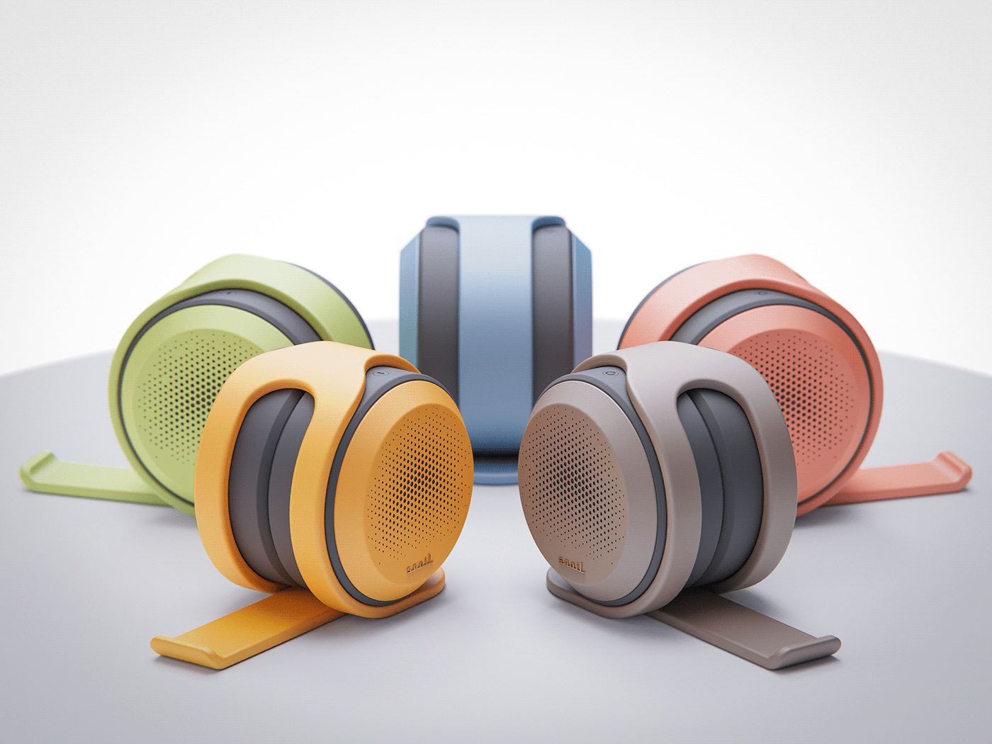 Mobile phone bracket，Bluetooth speaker，product design，exquisite，Appearance design，Snail，