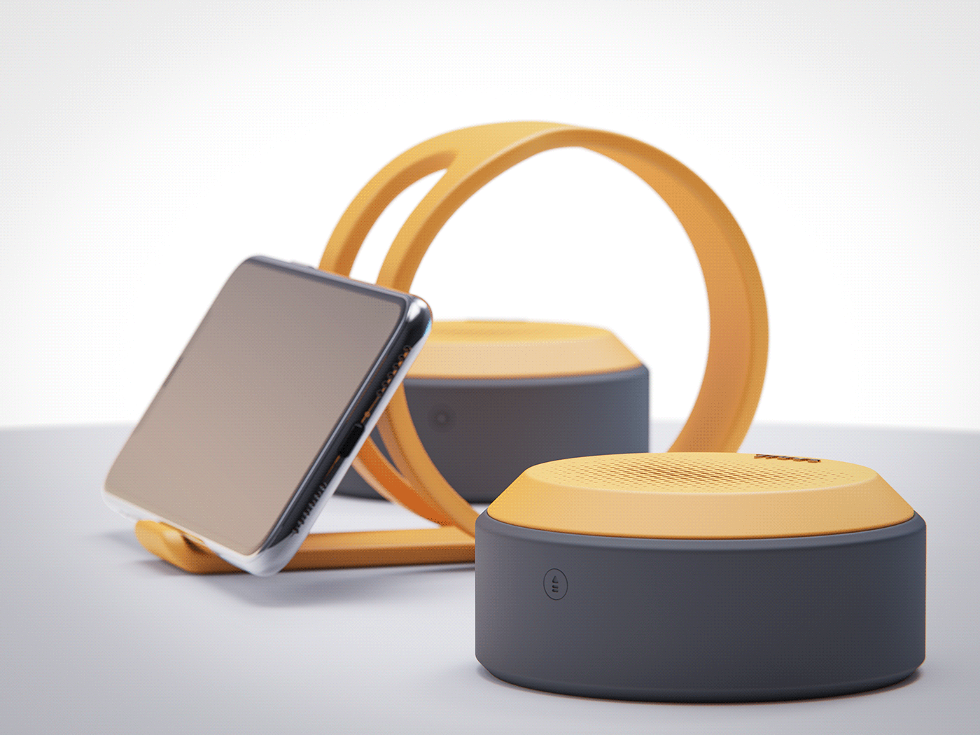 Mobile phone bracket，Bluetooth speaker，product design，exquisite，Appearance design，Snail，