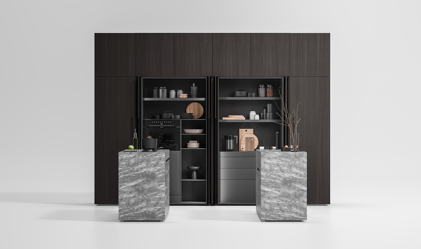 building design，Kitchen design，Appearance design，industrial design，exquisite，