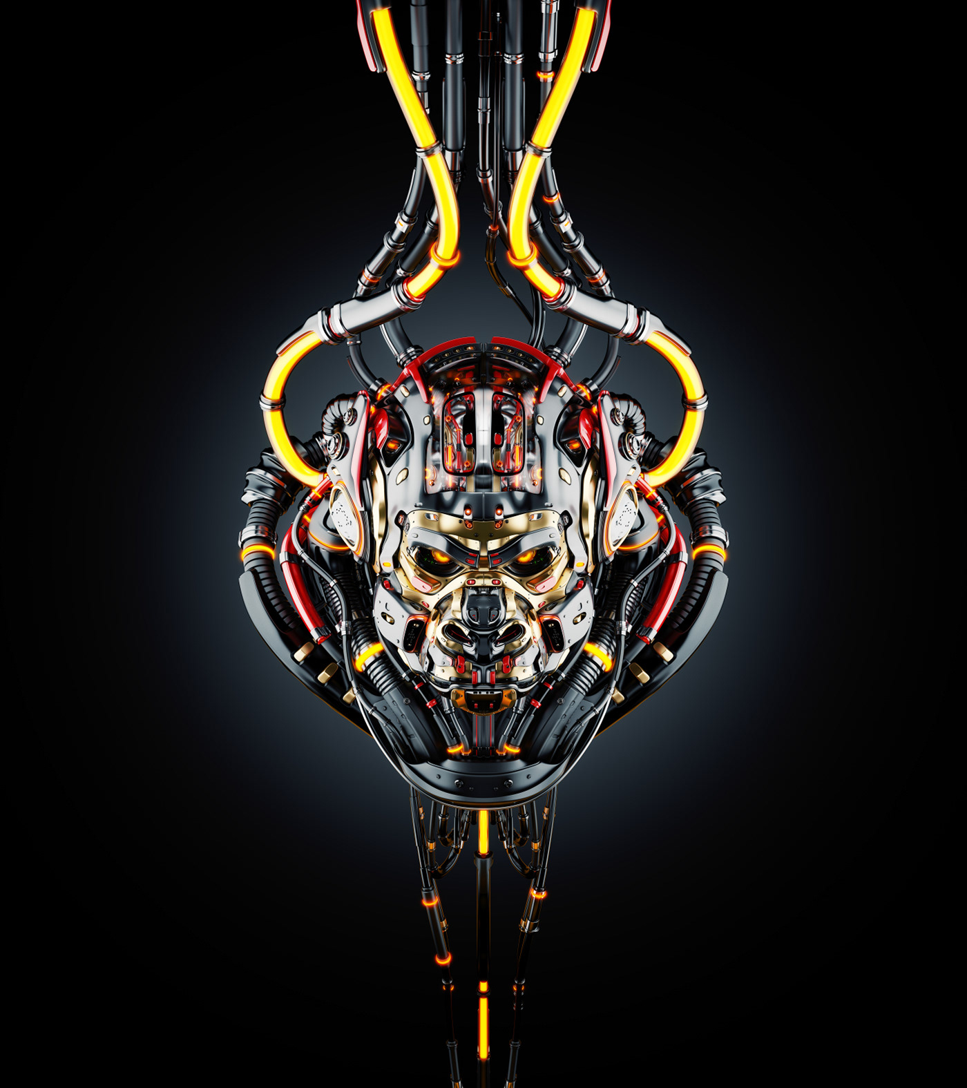 animal，Futurist，gorilla，Metal，robot，science fiction，NFT，