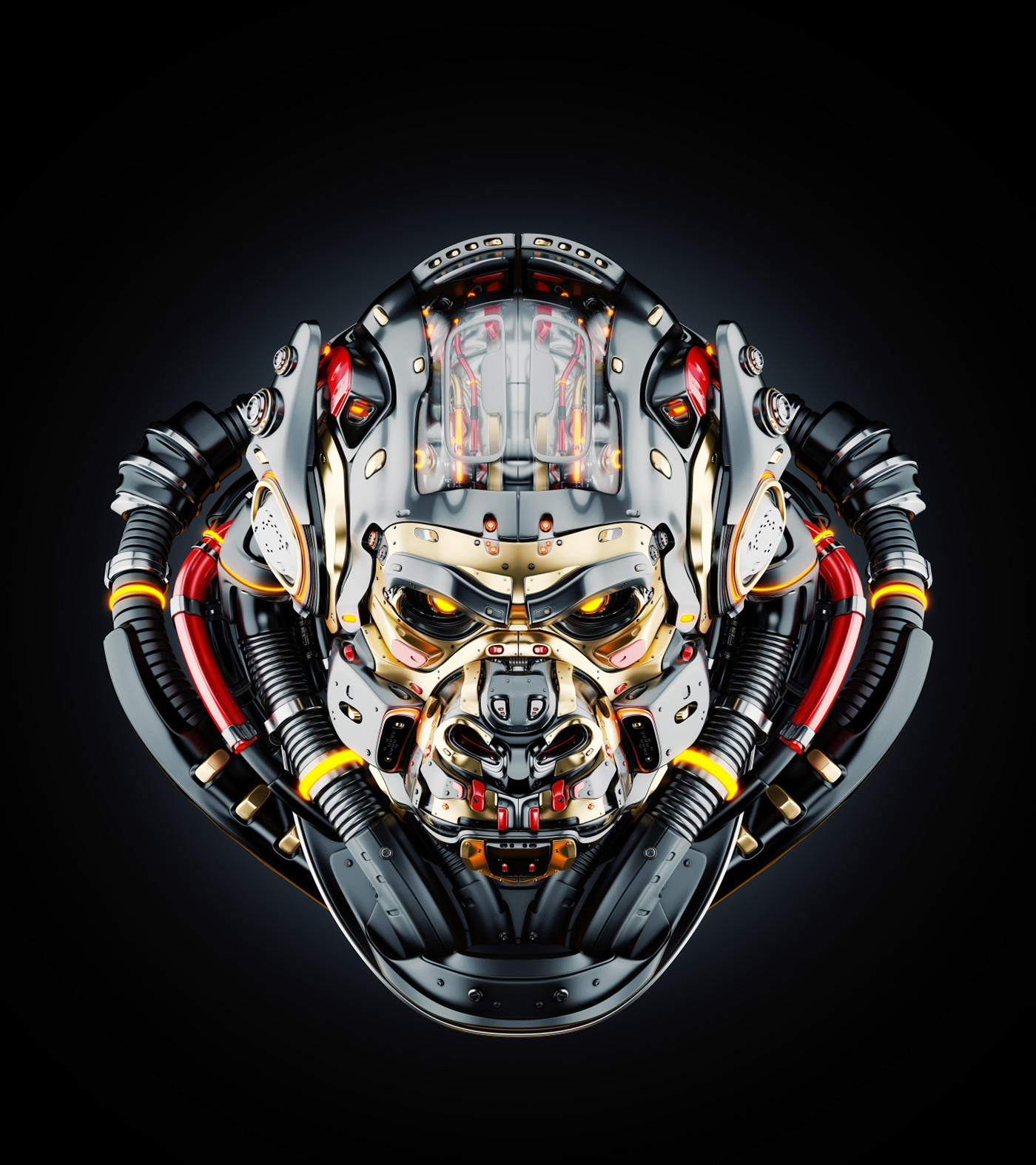 animal，Futurist，gorilla，Metal，robot，science fiction，NFT，