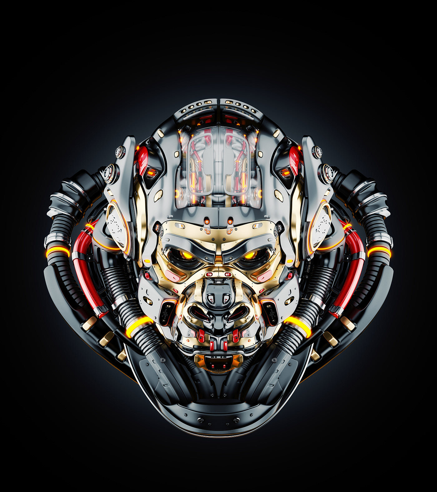 animal，Futurist，gorilla，Metal，robot，science fiction，NFT，