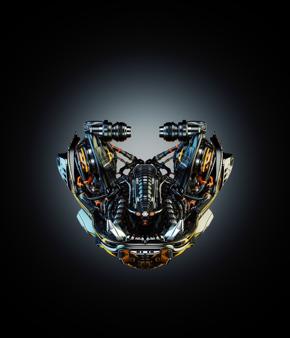 animal，Futurist，gorilla，Metal，robot，science fiction，NFT，