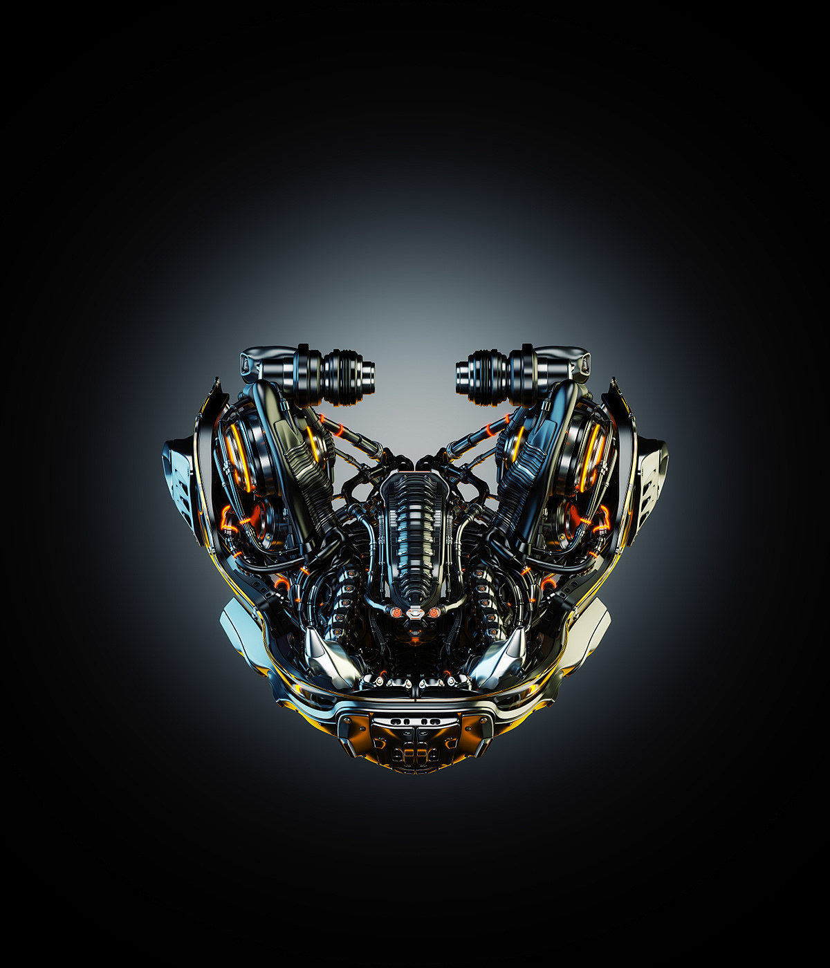 animal，Futurist，gorilla，Metal，robot，science fiction，NFT，