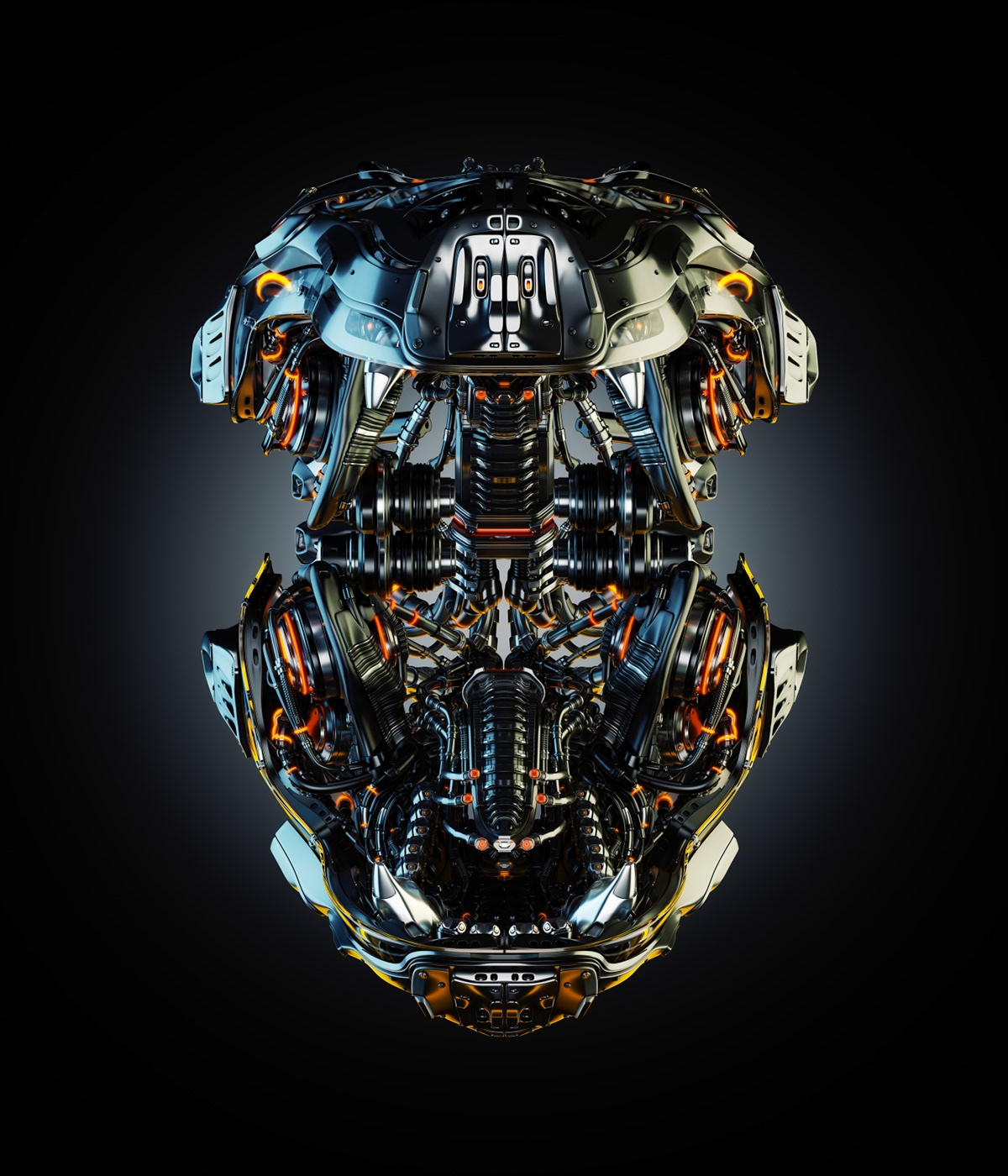 animal，Futurist，gorilla，Metal，robot，science fiction，NFT，