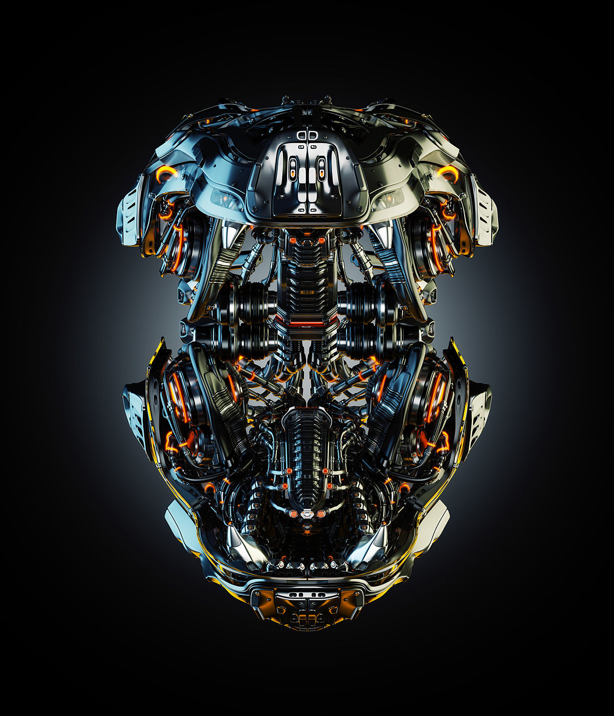 animal，Futurist，gorilla，Metal，robot，science fiction，NFT，