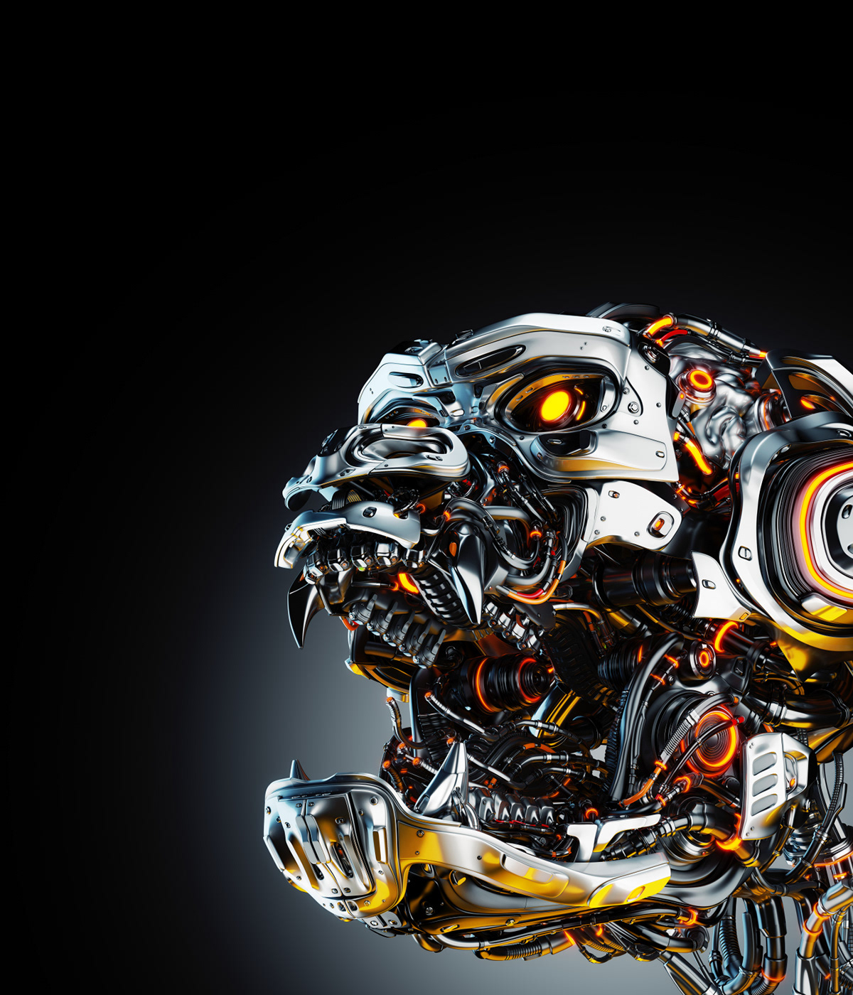 animal，Futurist，gorilla，Metal，robot，science fiction，NFT，