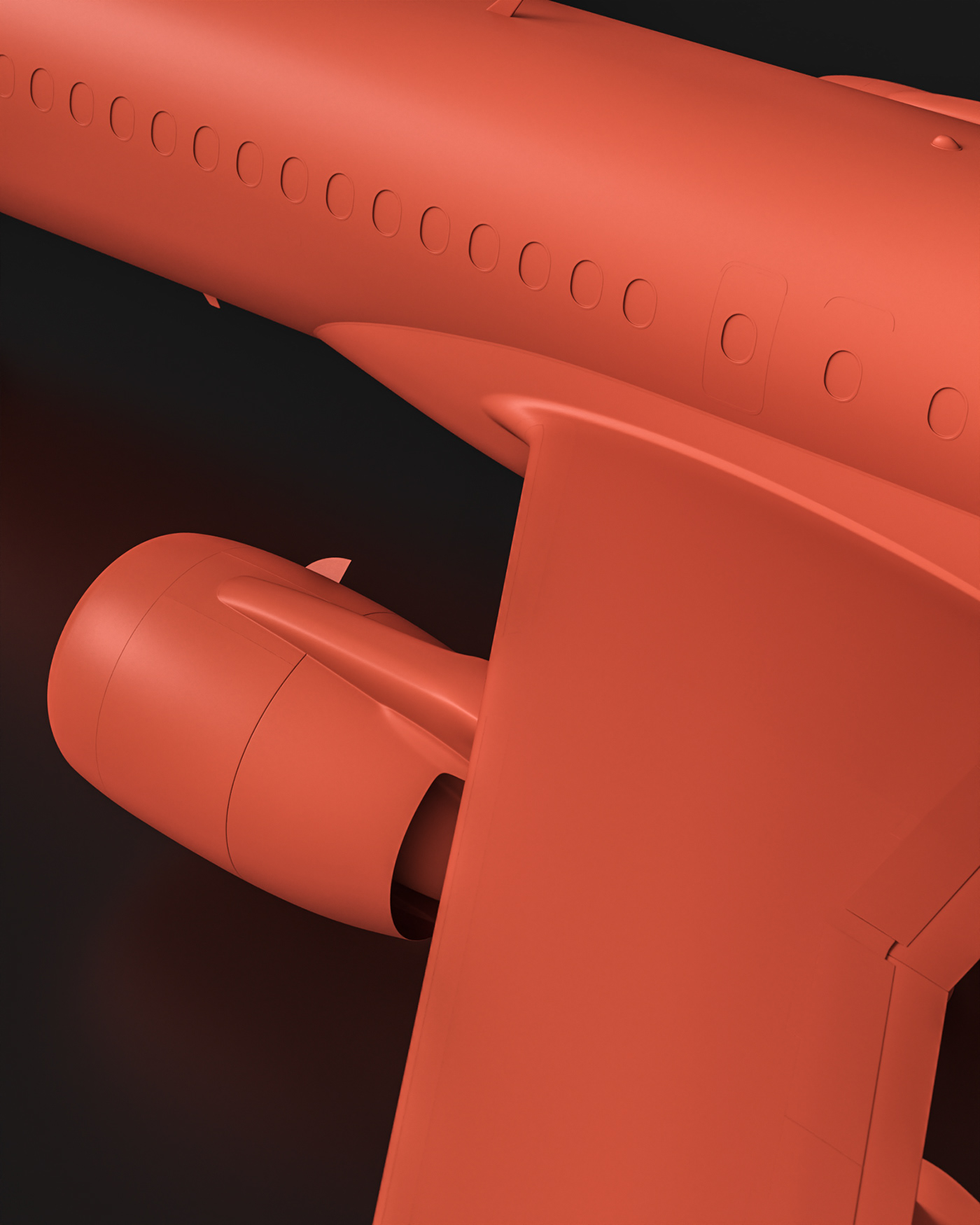 3D model，Aircraft，Appearance design，Airbus A220-300，