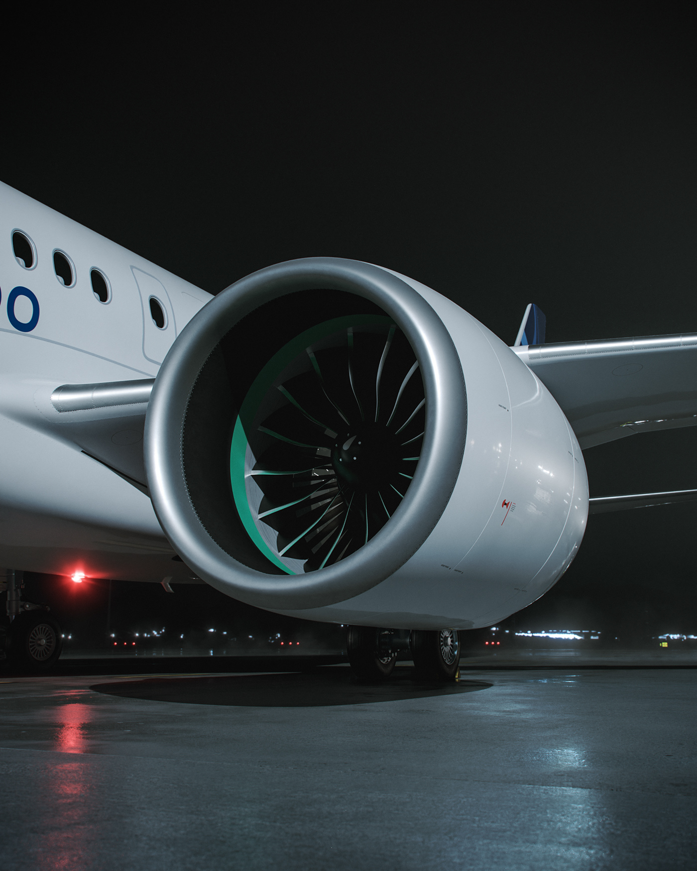 3D model，Aircraft，Appearance design，Airbus A220-300，