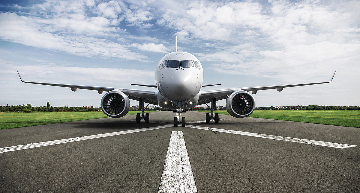 3D model，Aircraft，Appearance design，Airbus A220-300，