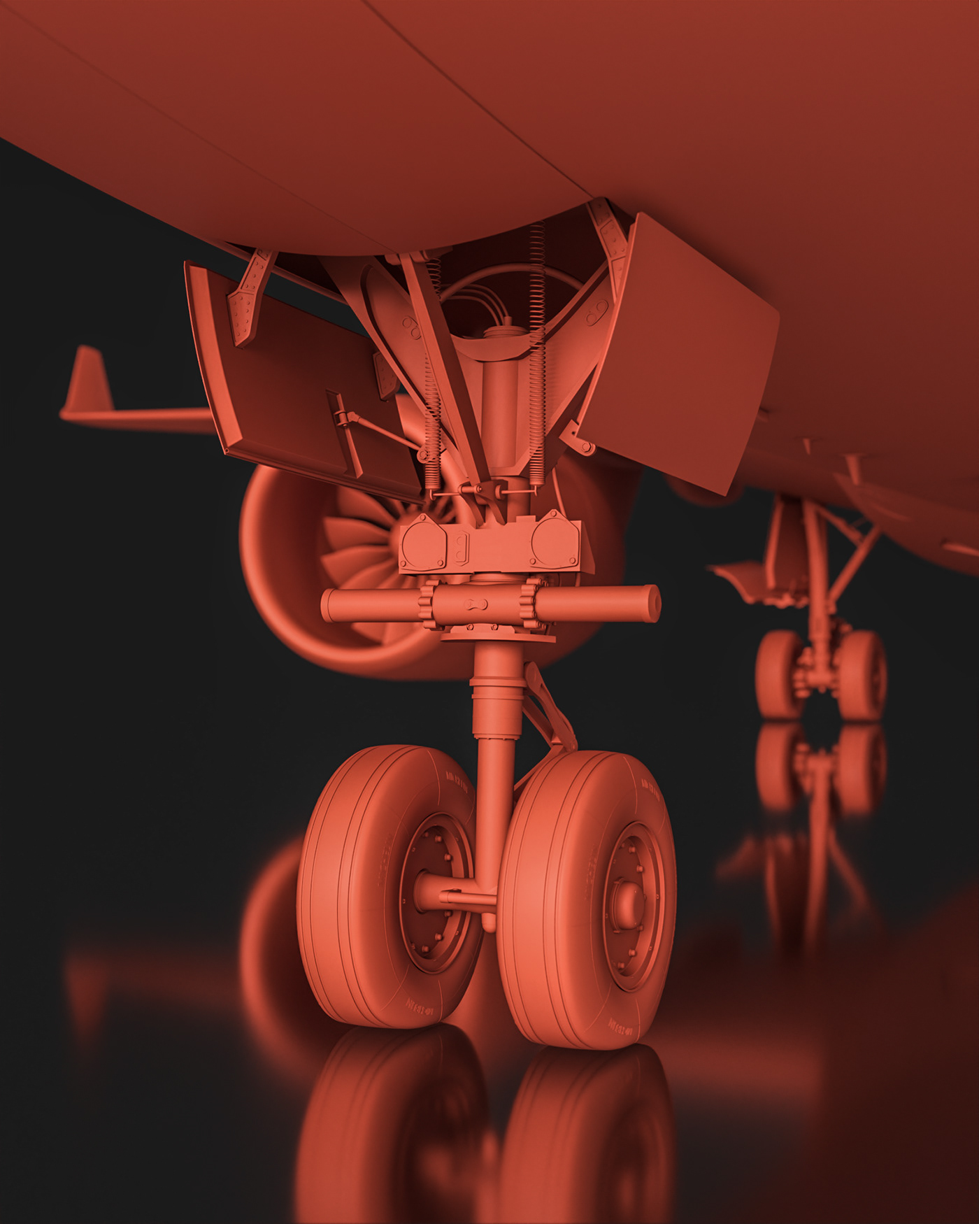 3D model，Aircraft，Appearance design，Airbus A220-300，