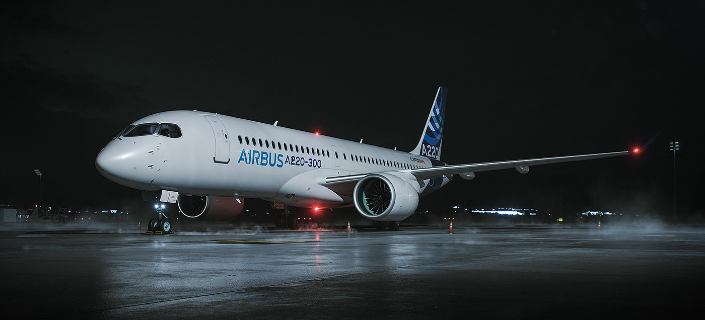 3d模型，客机，外观设计，Airbus A220-300，