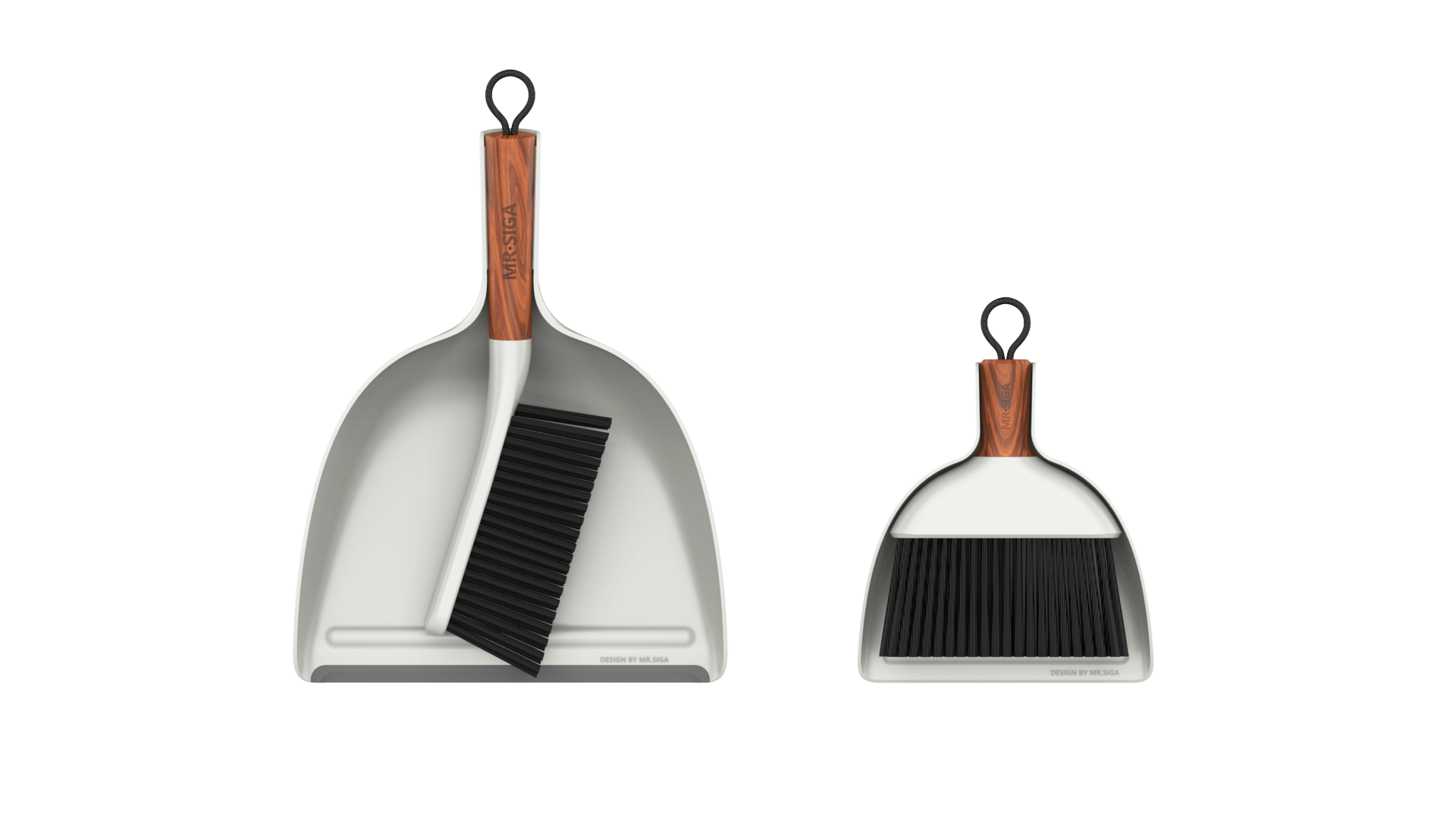 Broom dustpan，Bamboo handle，