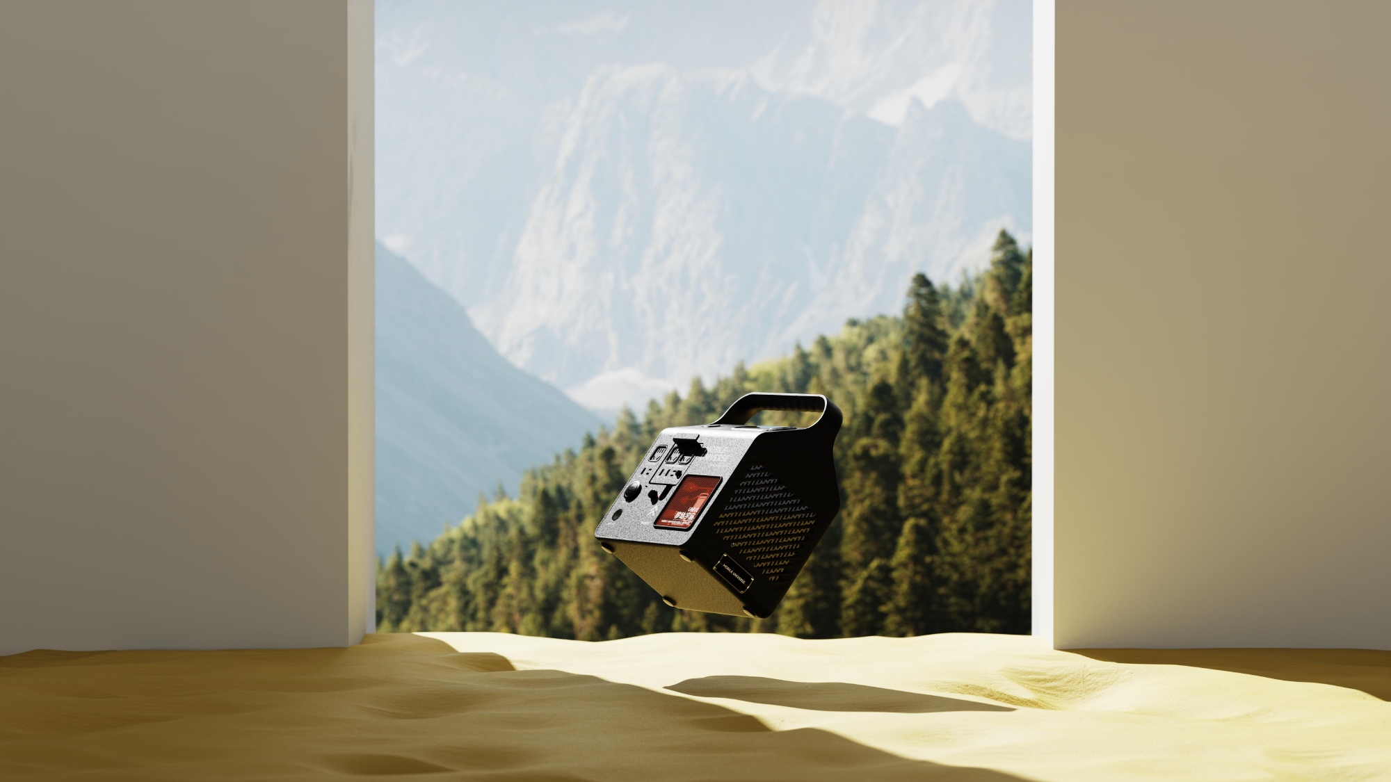 product design，industrial design，Keyshot rendering，sample reels，camping，portable source，