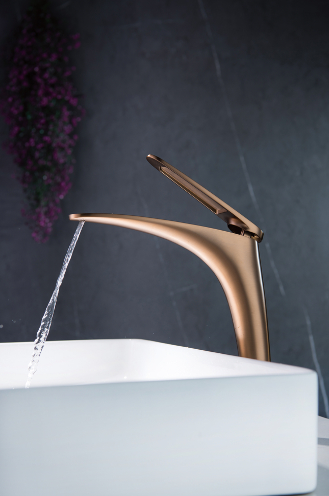 Bathroom cabinet faucet，streamline，