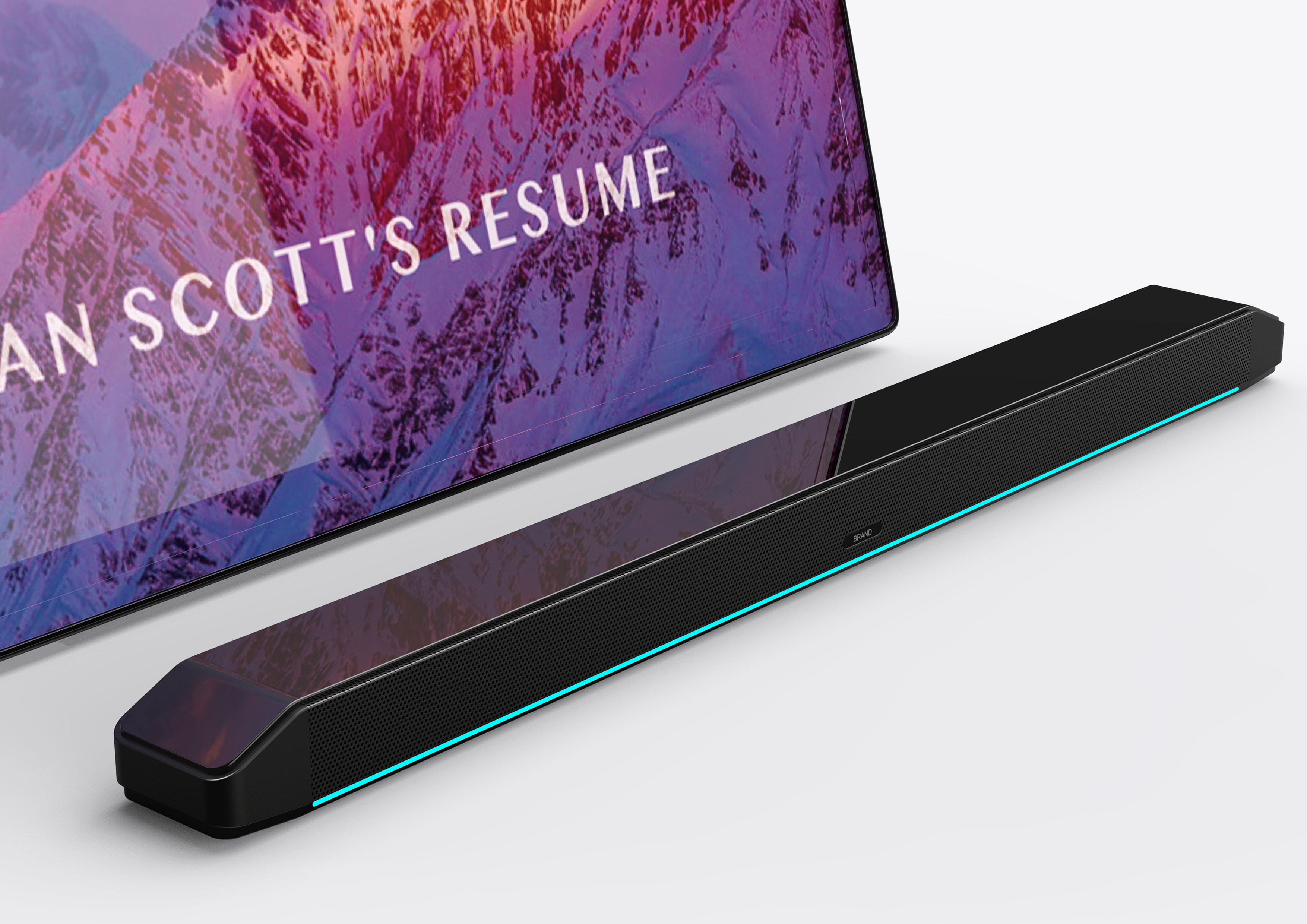 Ultra thin Soundbar，