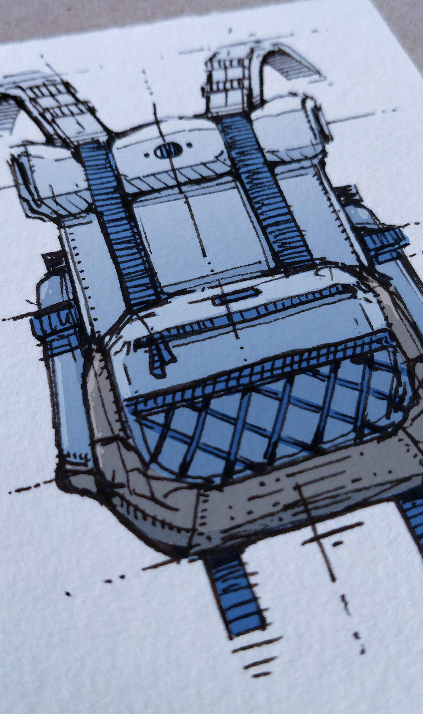 Hand drawn，sketch，illustration，mapping，