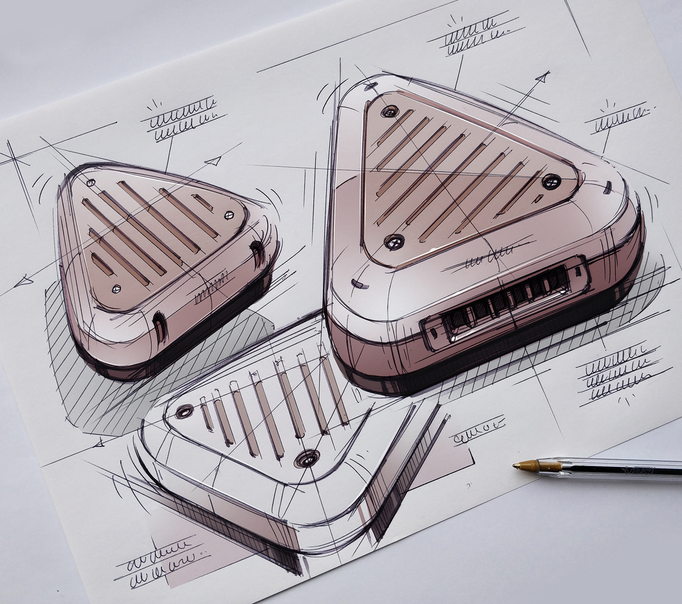 Hand drawn，sketch，illustration，mapping，