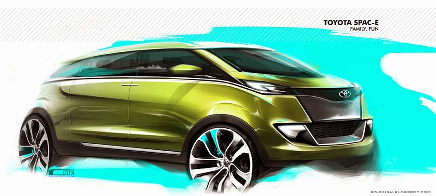 Sketch Wall，automobile，industrial design，Hand drawn，