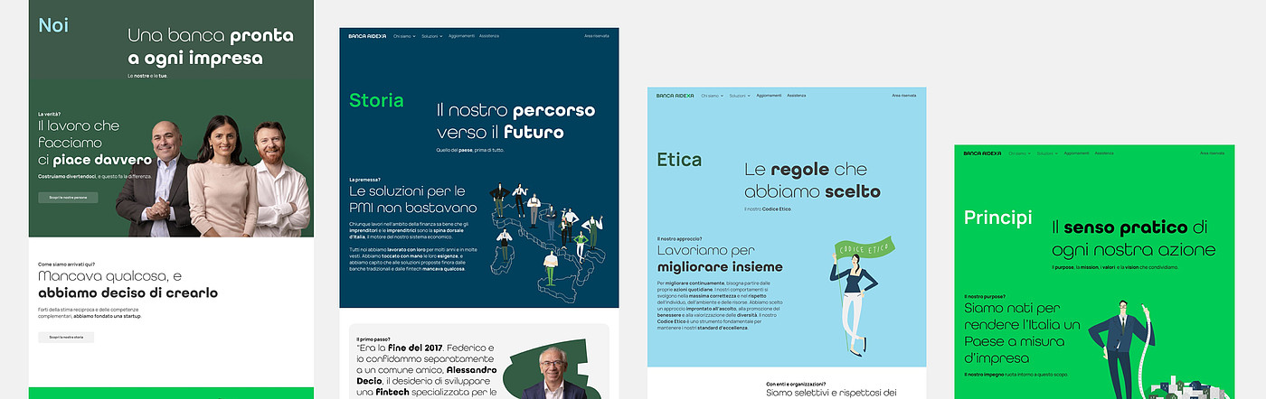 Communication design，website，Bank website，
