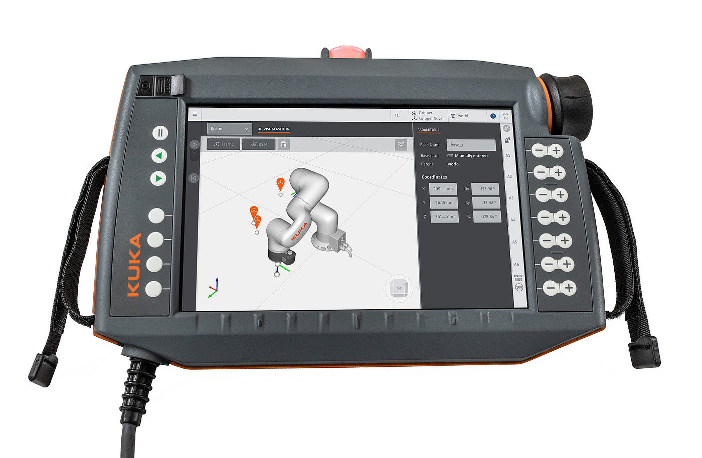 product design，Industry/Tools，Robot control panel，