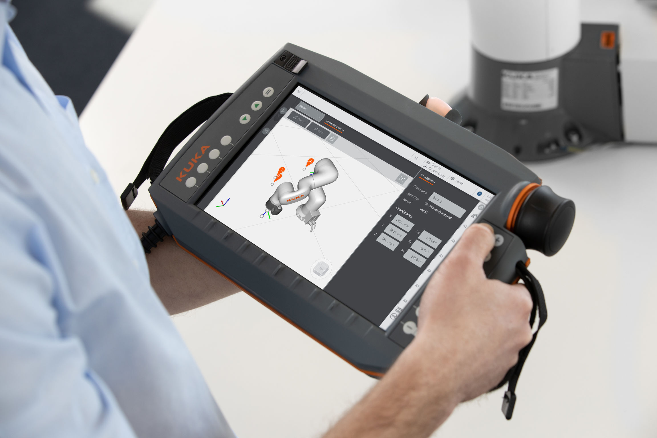 product design，Industry/Tools，Robot control panel，