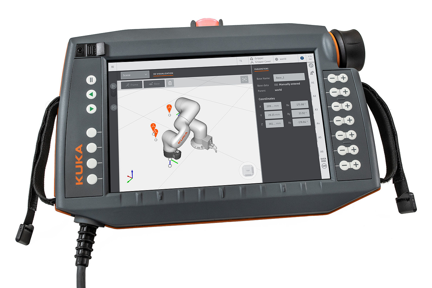 product design，Industry/Tools，Robot control panel，