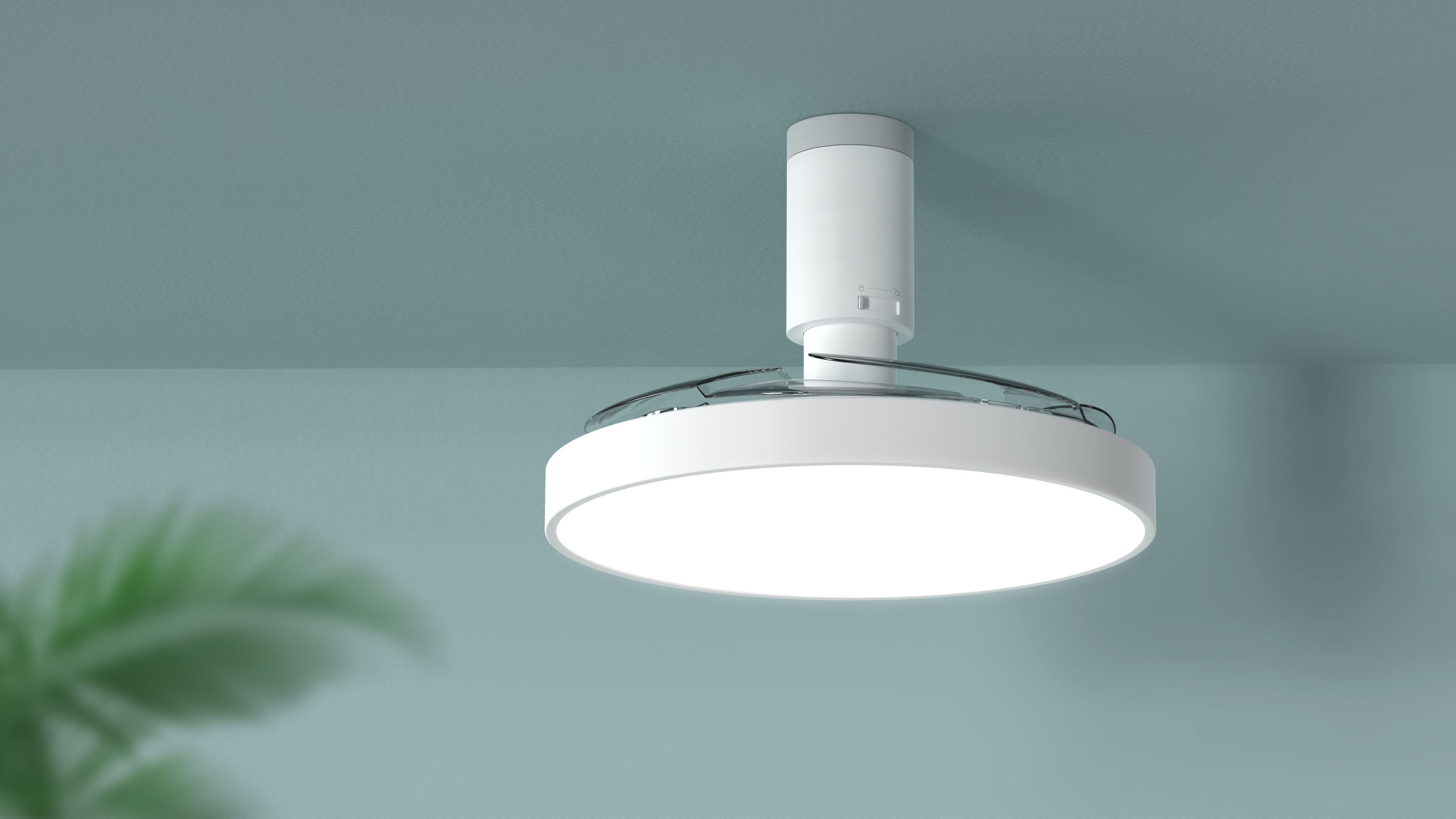 product design，lighting，Hanging fan lamp，