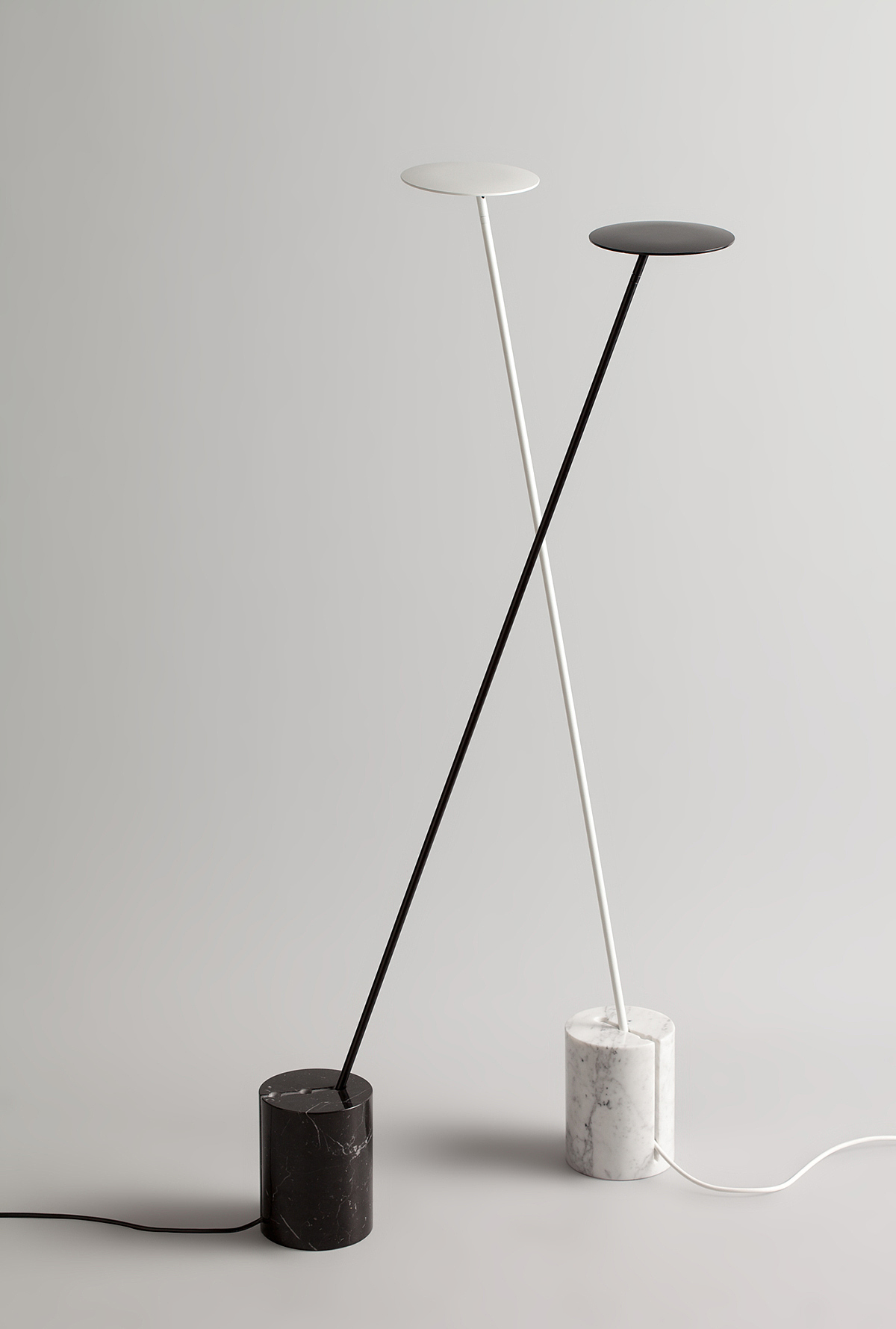 circular，Floor lamp，Marble base，Metal structure，rotate，Adjustable，