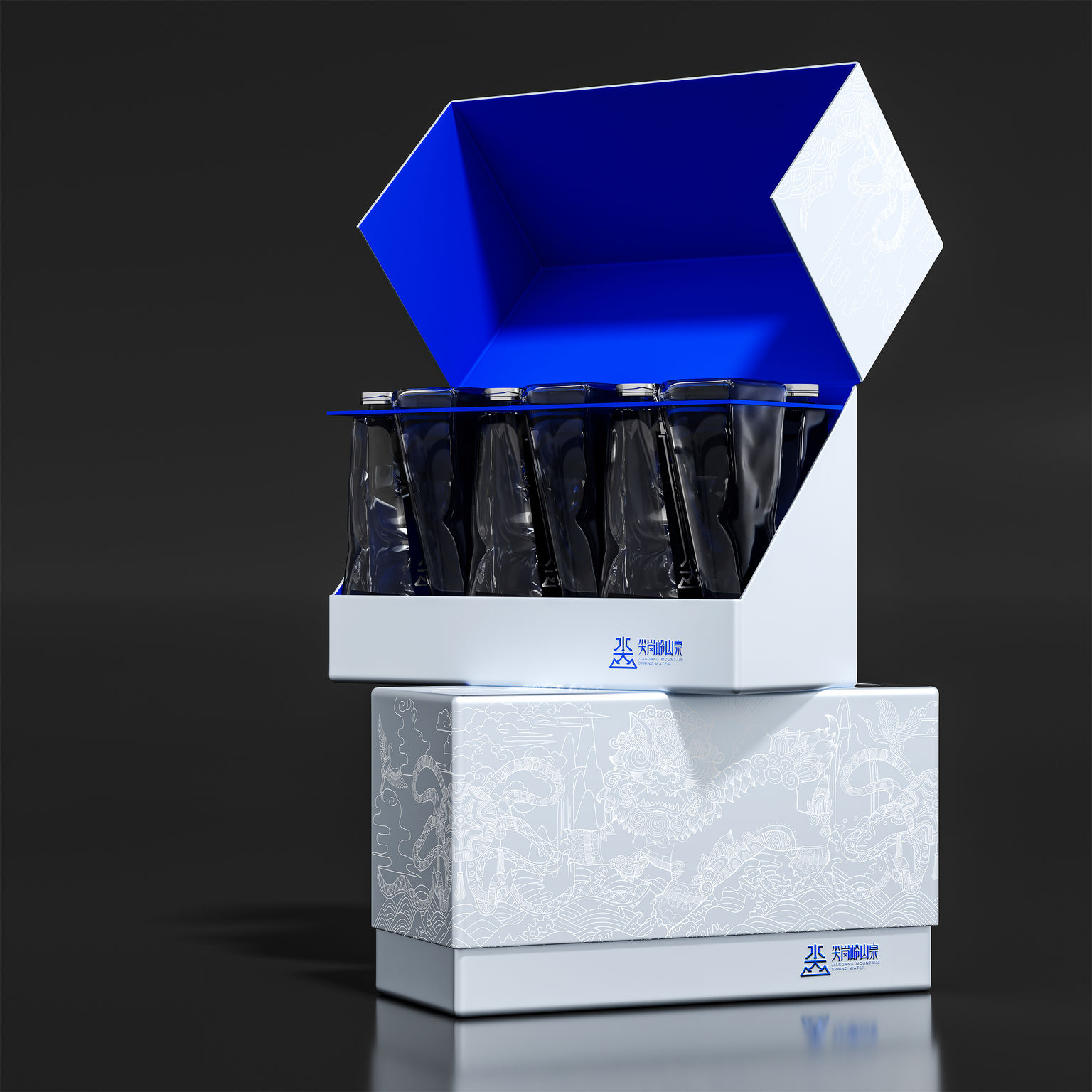 packing design，drink，Water bottle，