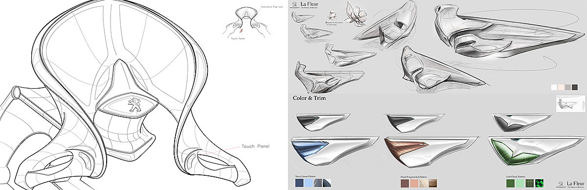 chair，flower，industrial design，