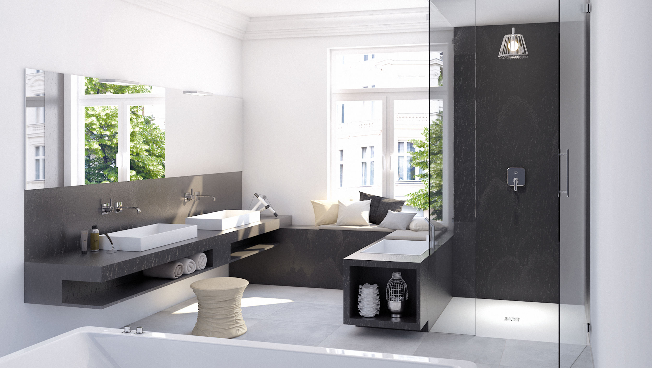 product design，Fabric/wall/floor，Shower and bathtub panel，