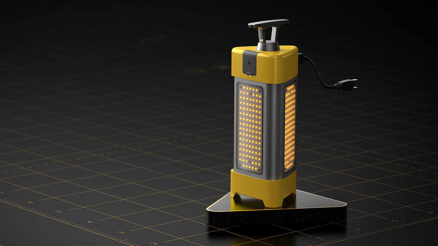 product design，Industry/Tools，LED corn lamp，