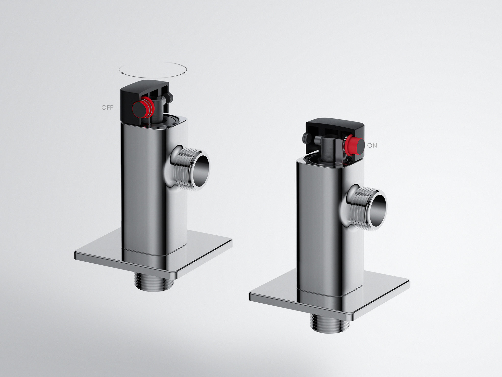 product design，bathroom，valve，