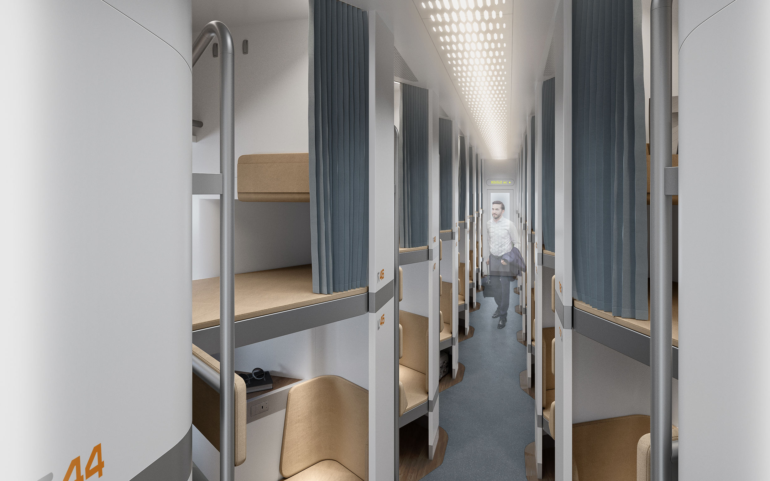 Professional concept，Product concept，Inside the bus，