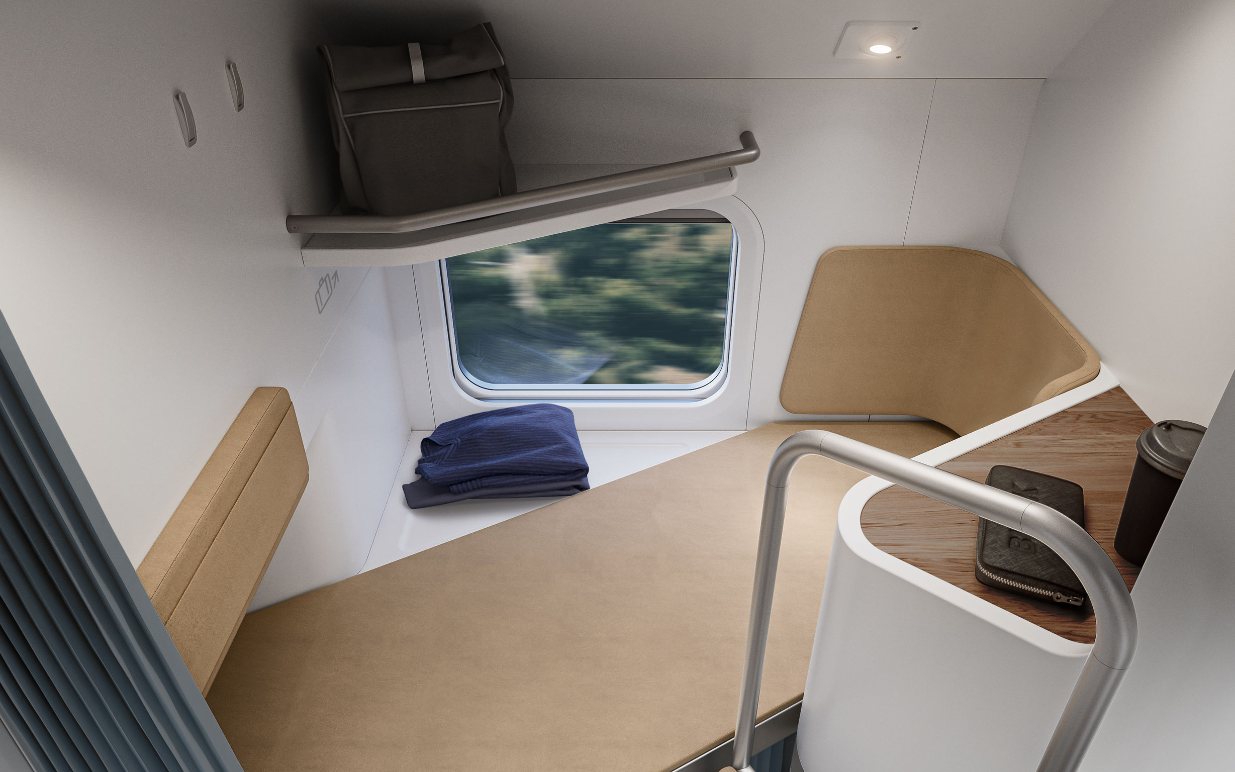 Professional concept，Product concept，Inside the bus，