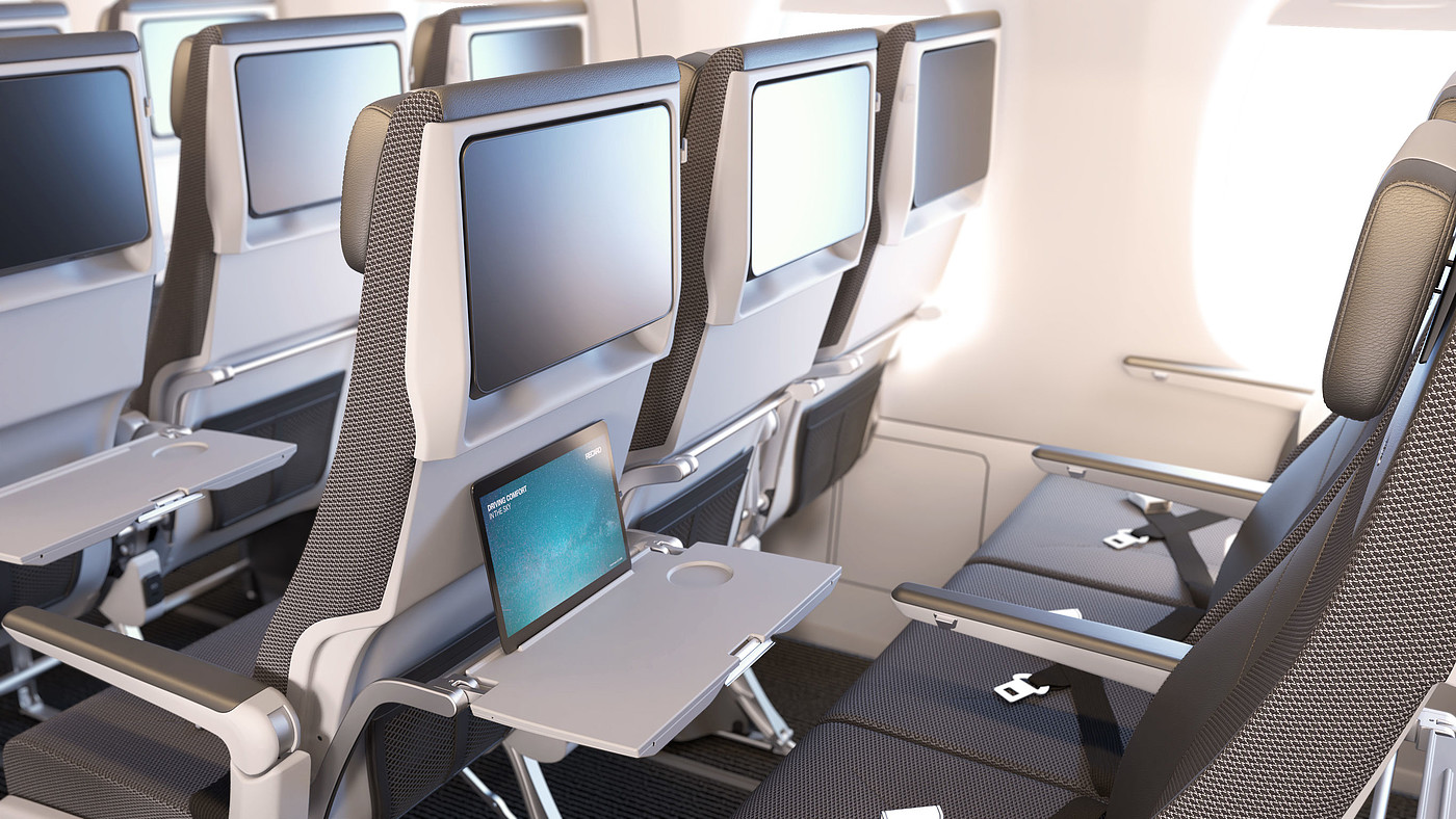 product design，Public Design/Retail Projects，Aircraft seat，