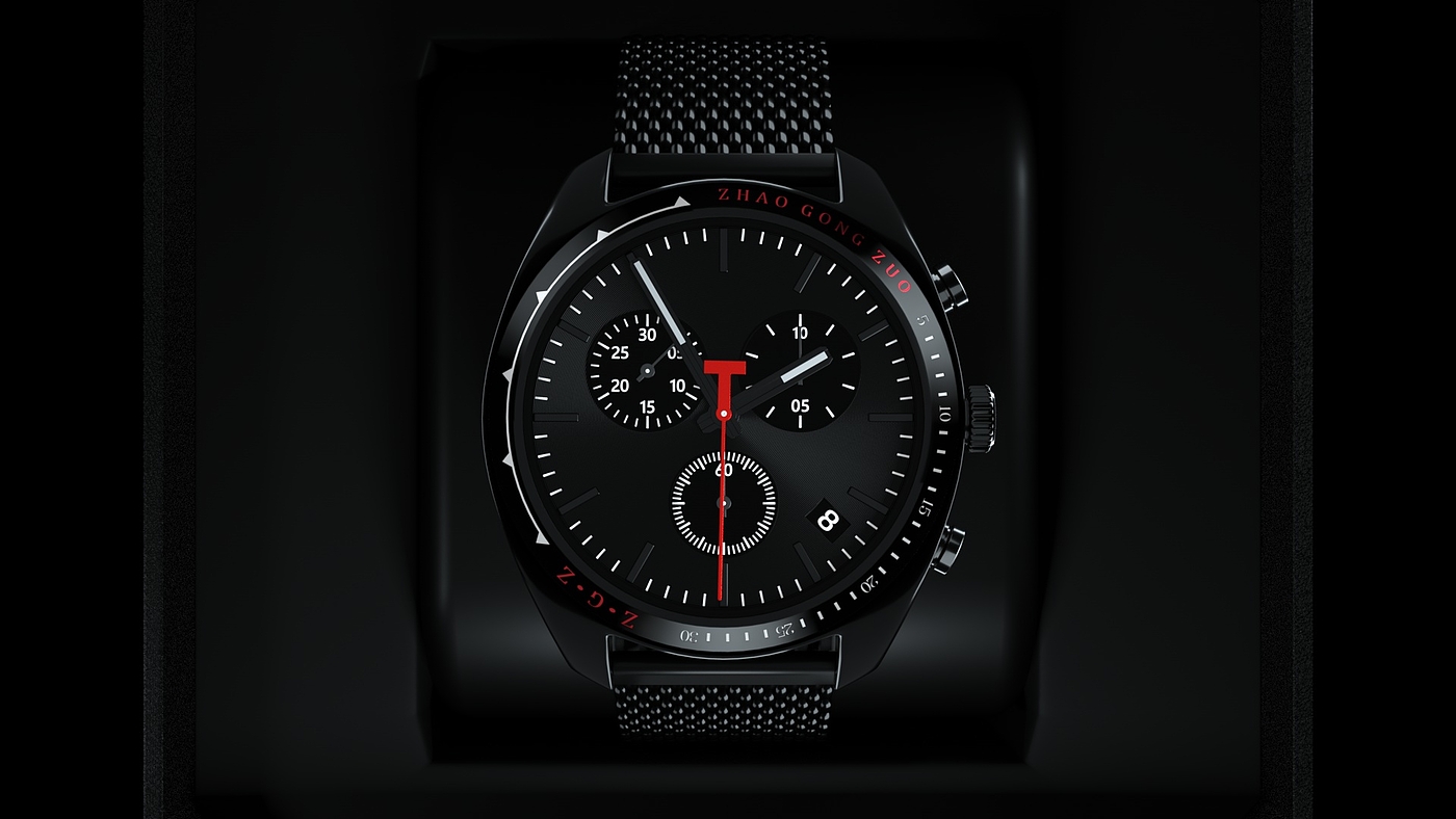 Product animation，c4d，Wrist watch，
