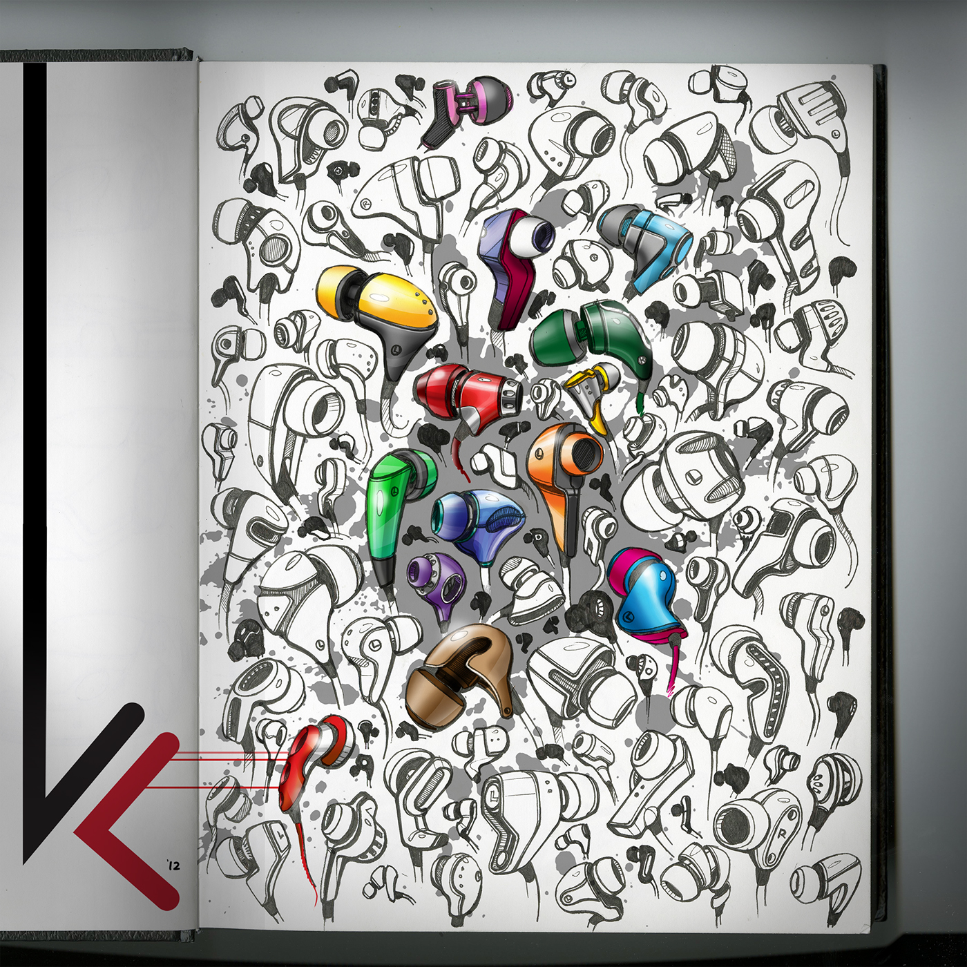 Hand drawn，sketch，concept，