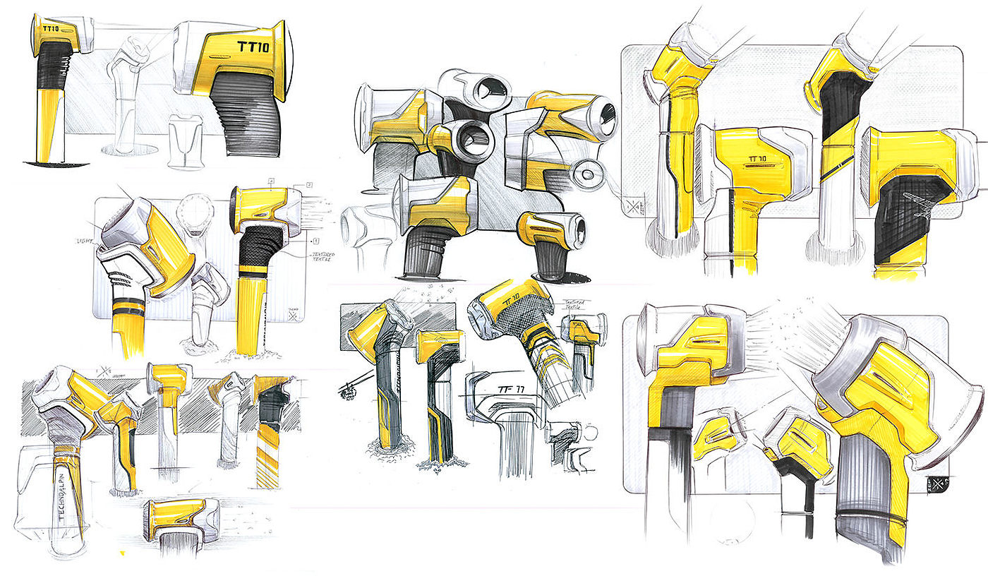 product design，Industry/Tools，Snow gun，