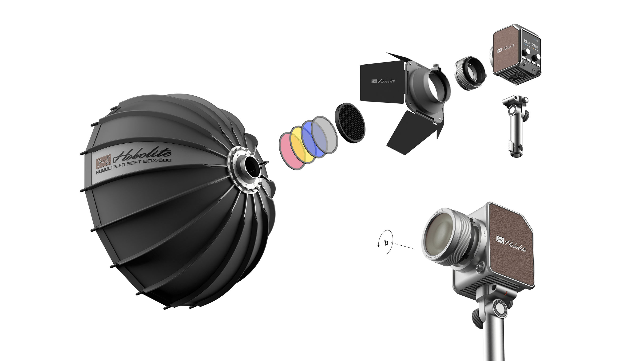 product design，lighting，Photographic lamp，