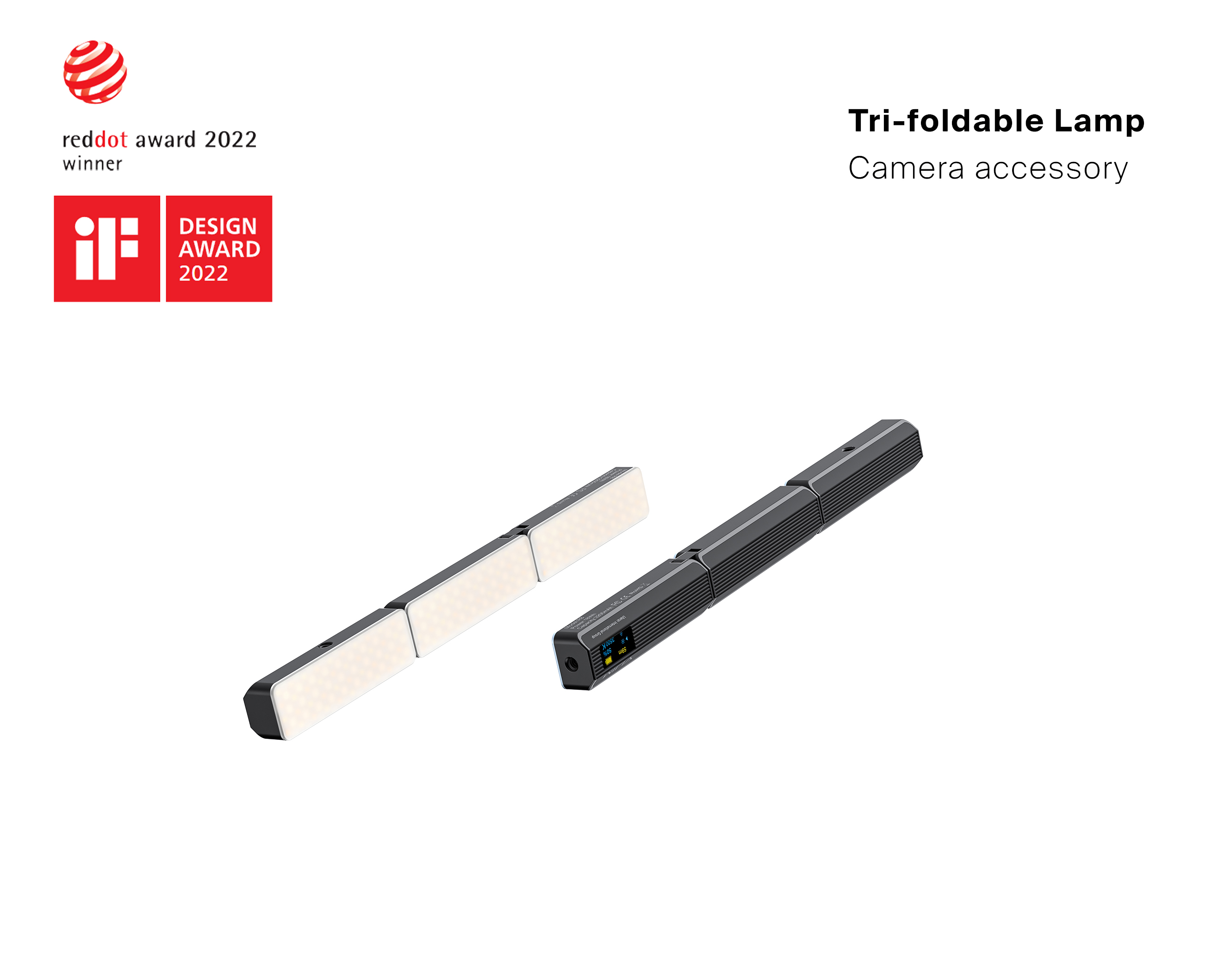 product design，3C digital，Photography，Red dot award，If design award，fill-in light，Portable，Camera Equipment，