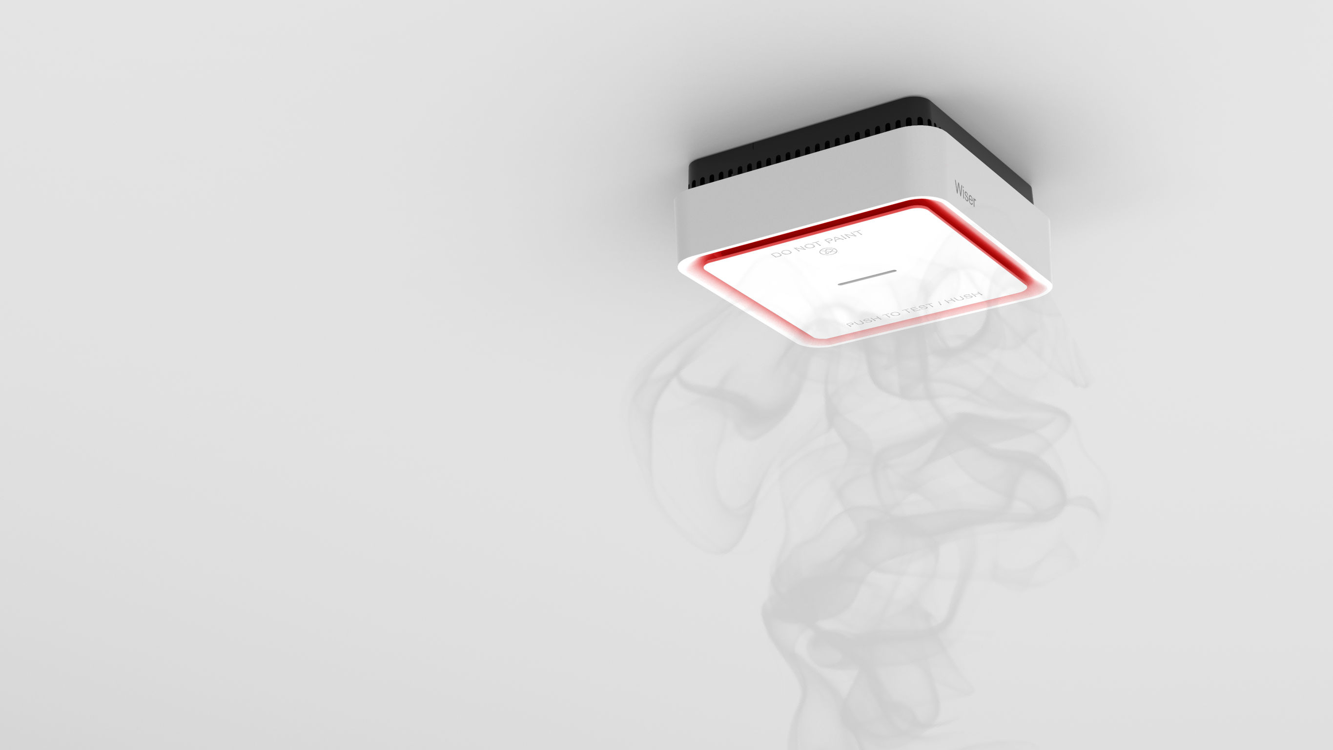 product design，Architectural technology，smoke detector，