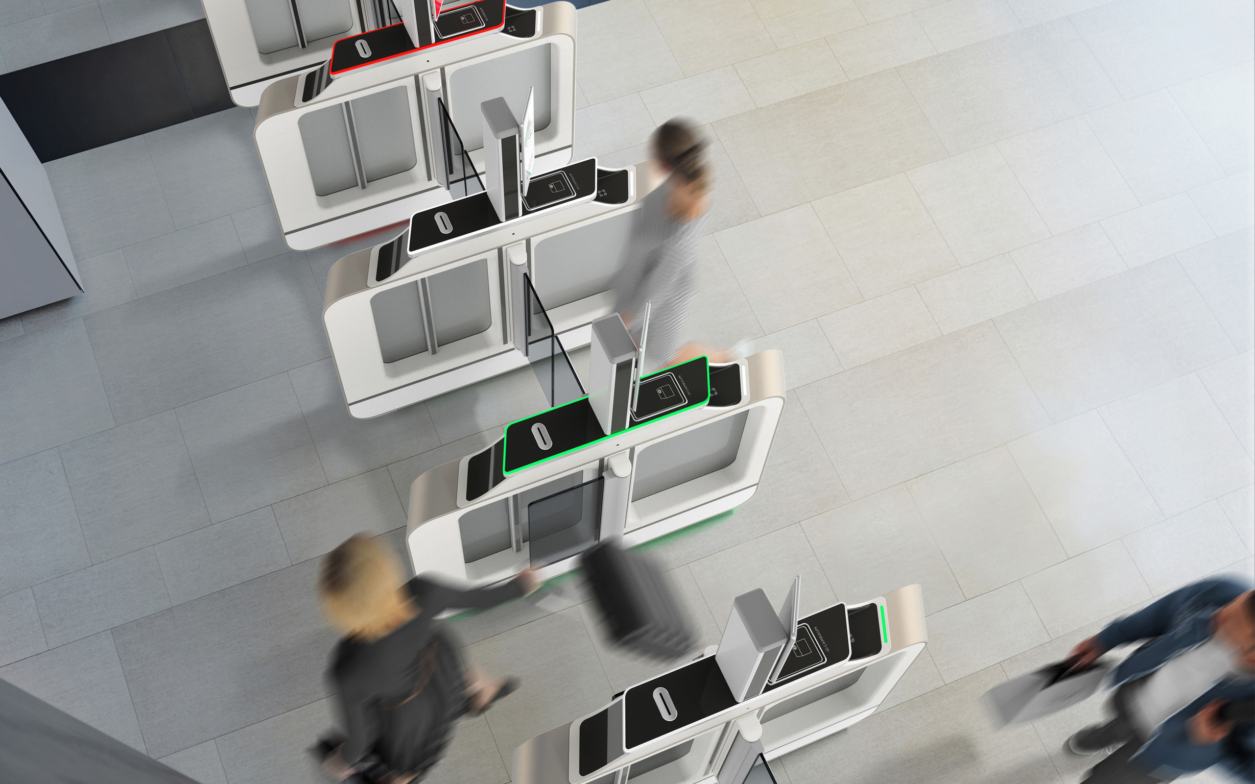 product design，Public Design/Retail Projects，Boarding and Security Gate，