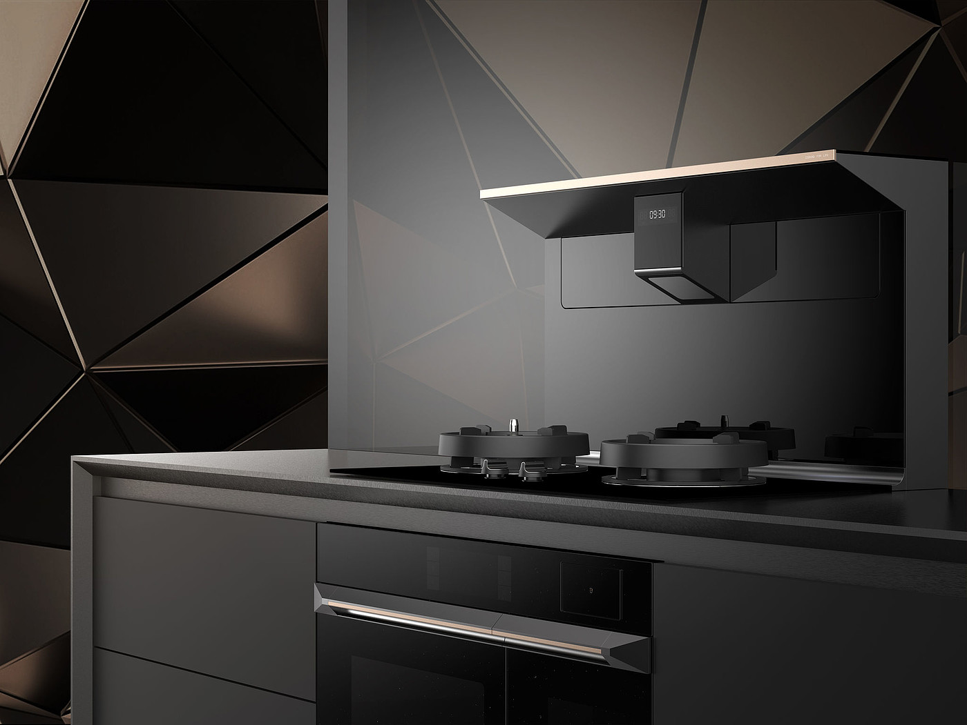 product design，kitchen，Cooking range，